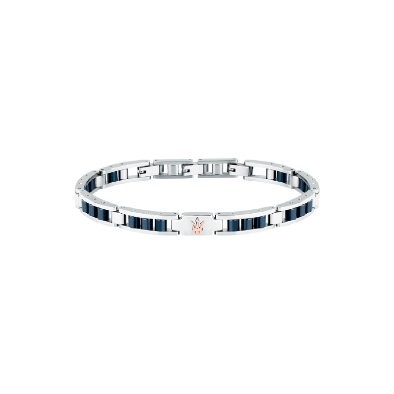 Pulsera Maserati Acero Azul JM225ATZ58