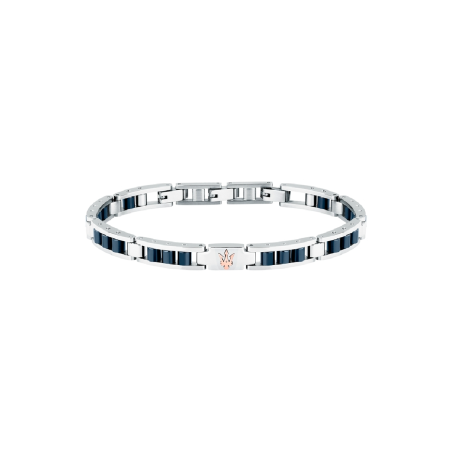 Pulsera Maserati Acero Azul JM225ATZ58