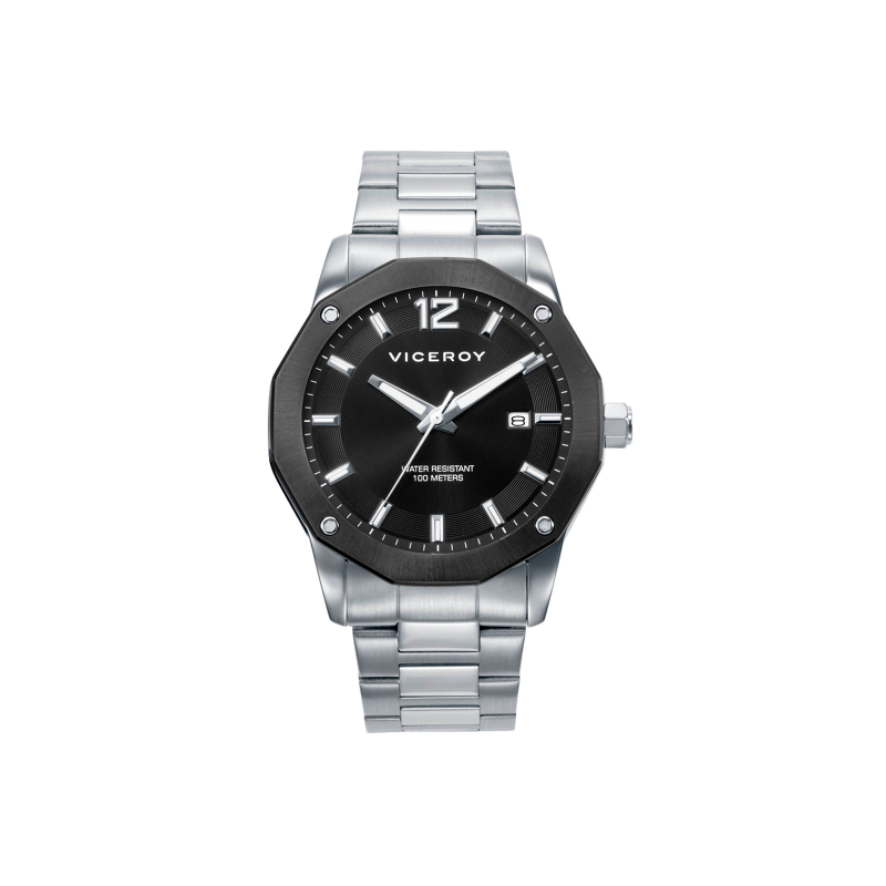 Reloj Viceroy Acero Esfera Negra 401445-55