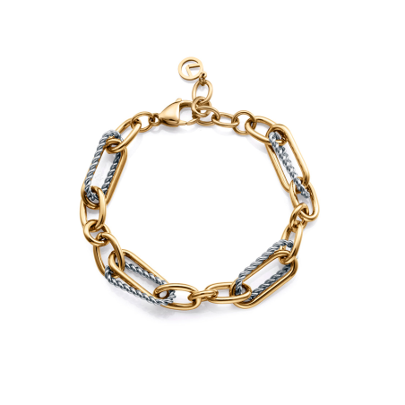 Pulsera Viceroy Acero Bicolor Eslabones 14288P01019