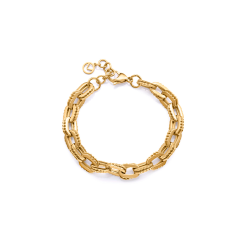 Pulsera Viceroy Acero Dorado Eslabones 14287P01012