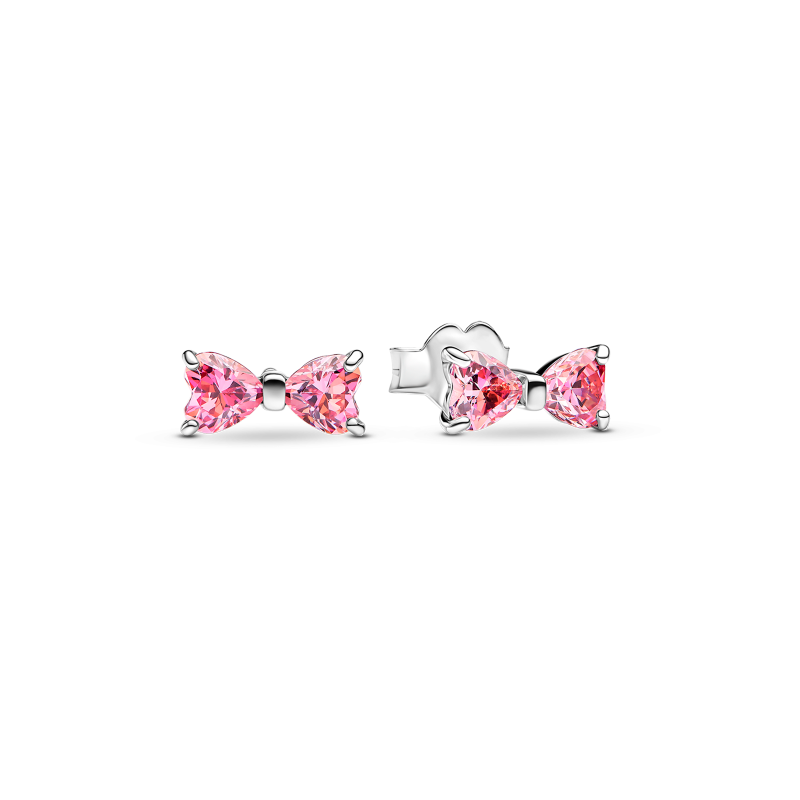Pendientes Pandora Lazo Rosa 293505C01