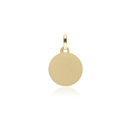 MEDALLA VIRGEN DE LOURDES 14 MM ORO 18K