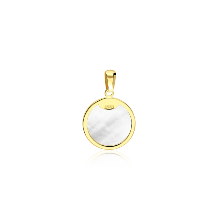 Medalla Oro 18k y nácar 12mm "Altea"