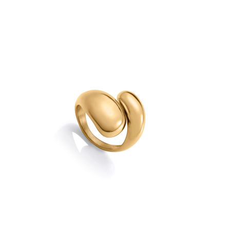 Anillo Viceroy Acero Dorado Volumen 14292A01612