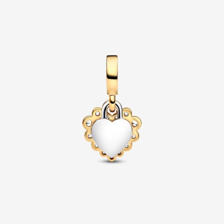 Charm Pandora Doble Corazón Brillante 763765C01