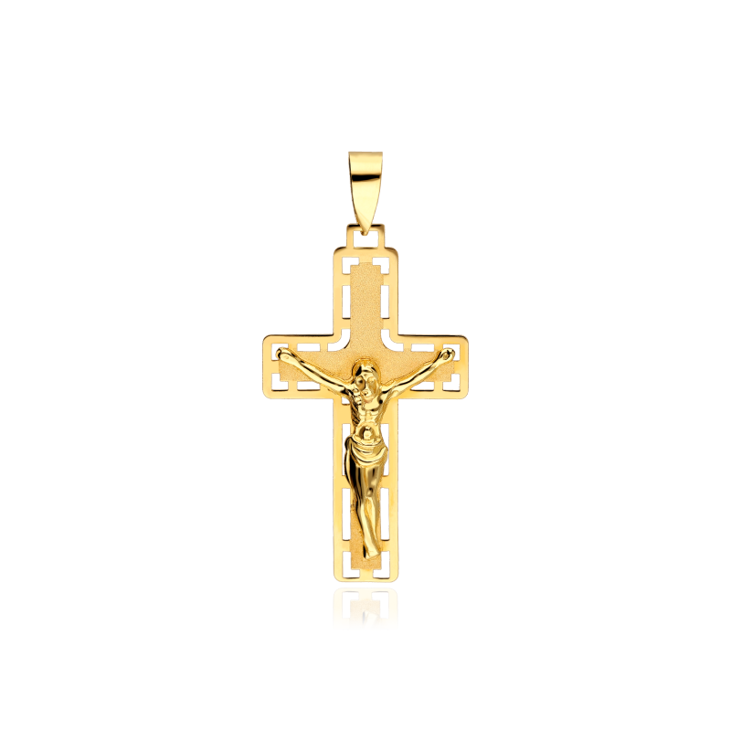 Colgante Cruz Oro 18k "Medina"