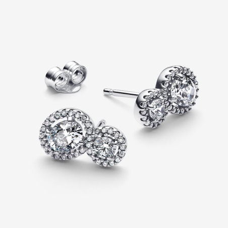 Pendientes Pandora Abrazo Halo 293774C01