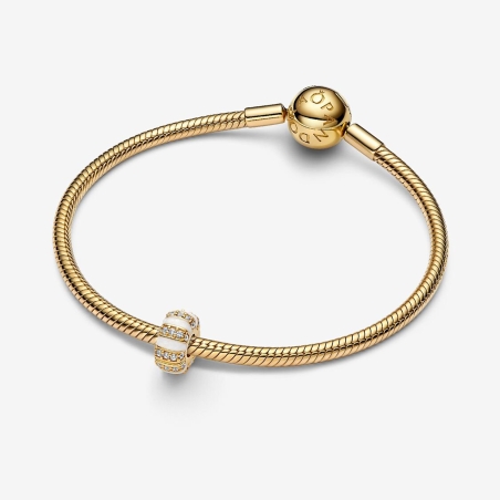 Clip Pandora Gemas y Esmalte Dorado 763785C01