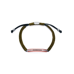 Pulsera Viceroy Acero y Cordón Verde 15183P01016