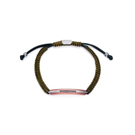 Pulsera Viceroy Acero y Cordón Verde 15183P01016