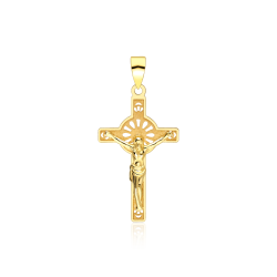 Colgante Cruz Oro 18k  Cristiana 