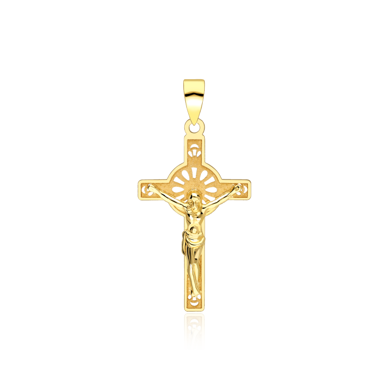 Colgante Cruz Oro 18k "Cristiana"