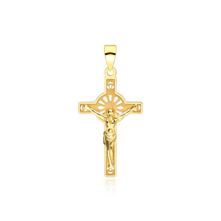 Colgante Cruz Oro 18k "Cristiana"
