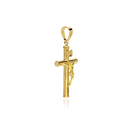 Colgante Cruz Oro 18k "Azahar"