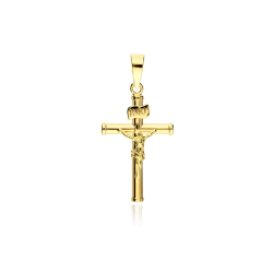 Colgante Cruz Oro 18k "Azahar"