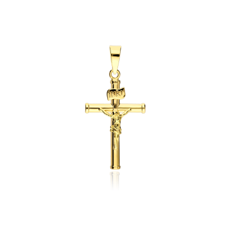 Colgante Cruz Oro 18k "Azahar"