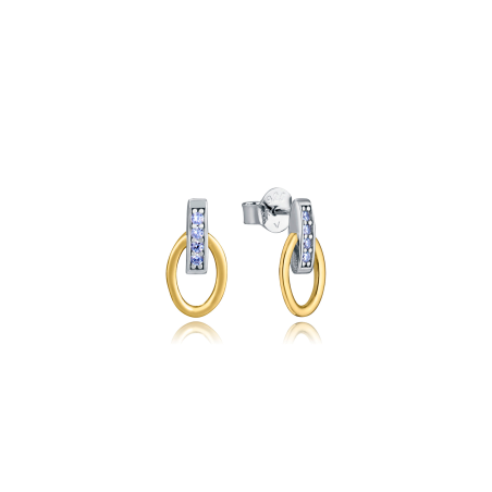 Pendientes Viceroy Plata Baño Rodio Bicolor 9158E100-30