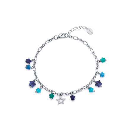 Pulsera Viceroy Plata Piedras Naturales Estrellas 13246P000-49