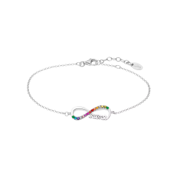 Pulsera Lotus Silver Circonitas De Colores Mamá LP3213-2/4