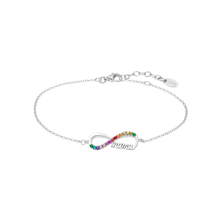 Pulsera Lotus Silver Circonitas De Colores Mamá LP3213-2/4