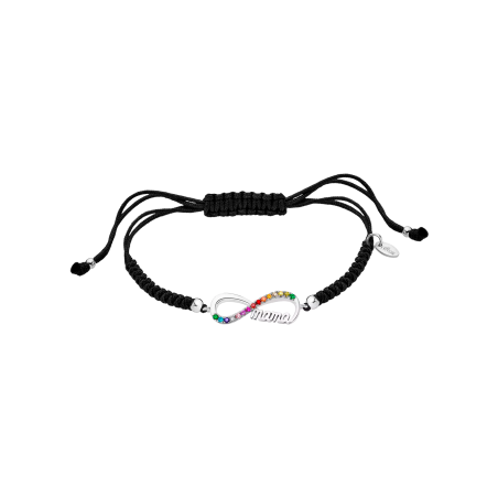 Pulsera Lotus Silver Ajustable Circonitas Colores Mamá LP3213-2/6