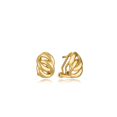Pendientes Viceroy Plata Baño Oro Forma Eslabones 2335E100-00