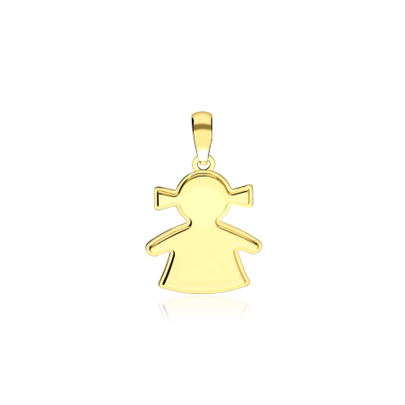 Colgante Oro 18k circonita y nácar "Baby"