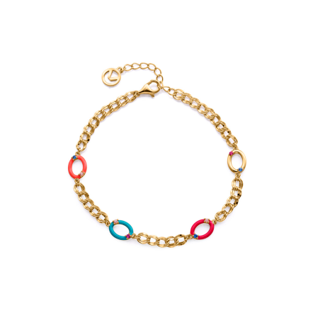 Pulsera Viceroy Plata Baño Oro Multicolor 15128P100-99