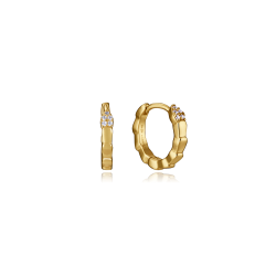 Pendientes Viceroy Plata Baño Oro Aro Serpiente 13244E100-30