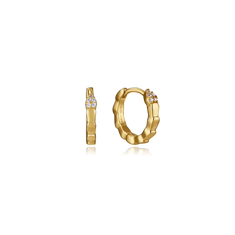 Pendientes Viceroy Plata Baño Oro Aro Serpiente 13244E100-30