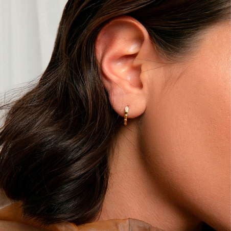 Pendientes Viceroy Plata Baño Oro Aro Serpiente 13244E100-30