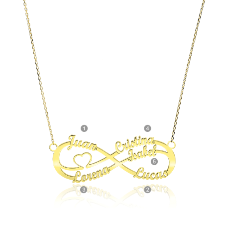 GARGANTILLA PERSONALIZADA "BAKERSLAND" ORO 18K