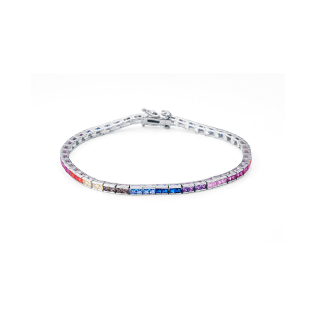 Pulsera Viceroy Plata Baño Rodio Multicolor 9144P000-39