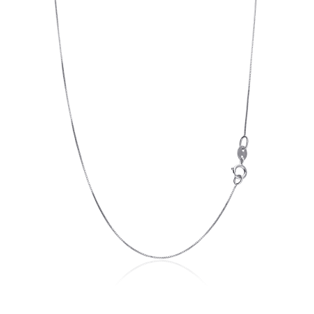 Gargantilla Oro Blanco 18k Niña con Diamante