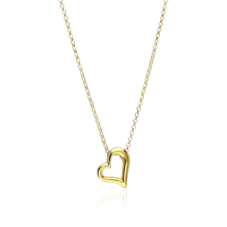 Gargantilla Plata con baño Oro 18k "Leila"