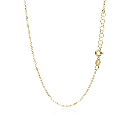 Gargantilla Plata con baño Oro 18k "Leila"