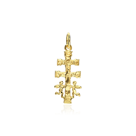 Colgante cruz Oro 18k "Caravaca"