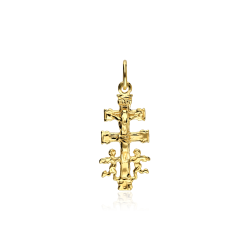 Colgante cruz Oro 18k "Caravaca"