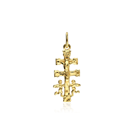 Colgante cruz Oro 18k "Caravaca"
