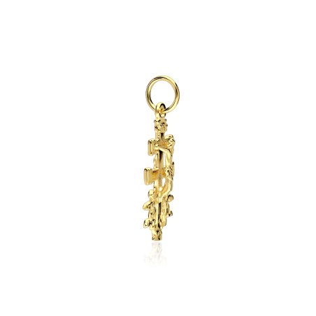 Colgante cruz Oro 18k "Caravaca"