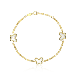 Pulsera "Nacre" Oro 18k y nácar natural