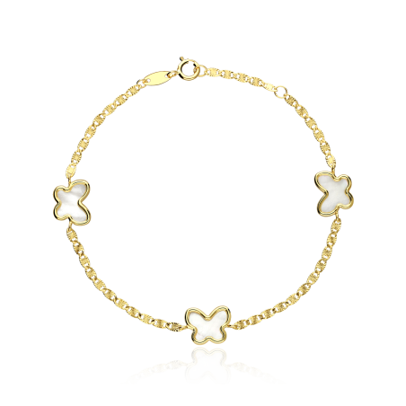 Pulsera "Nacre" Oro 18k y nácar natural