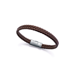 Pulsera Viceroy Piel Marrón Y Acero 14299P01011