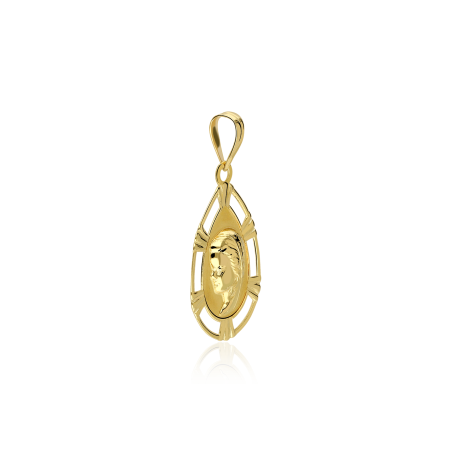Medalla Virgen Niña Oro 18k "Tiddas"