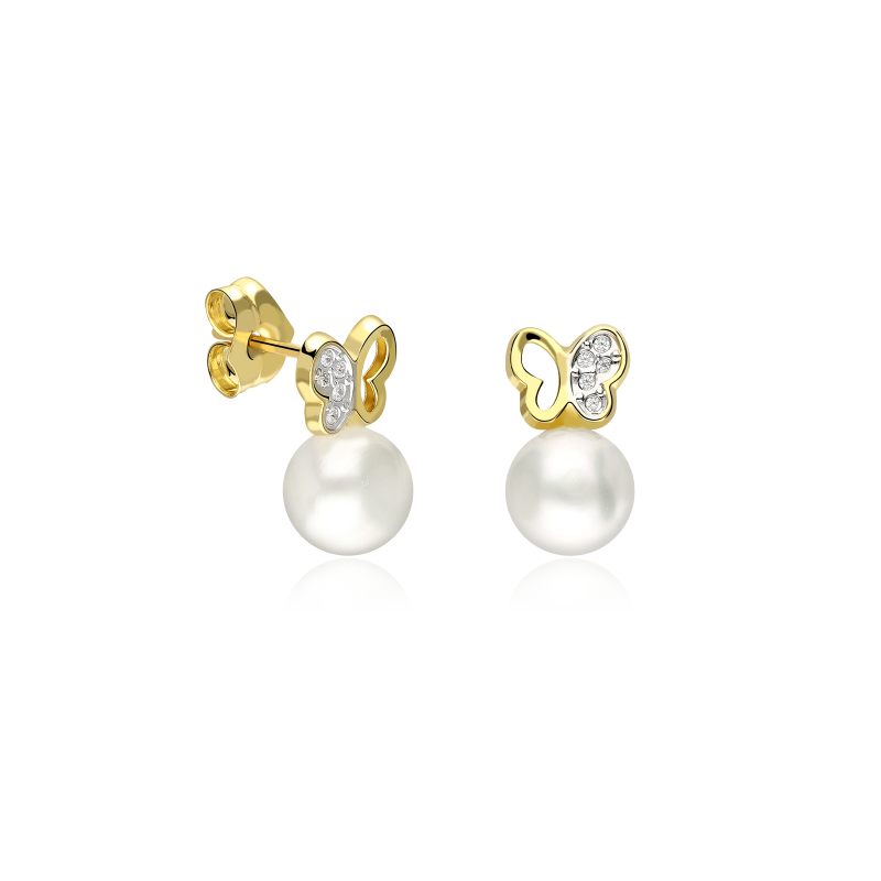 Pendientes Oro 18k Perlas cultivadas "Puket"