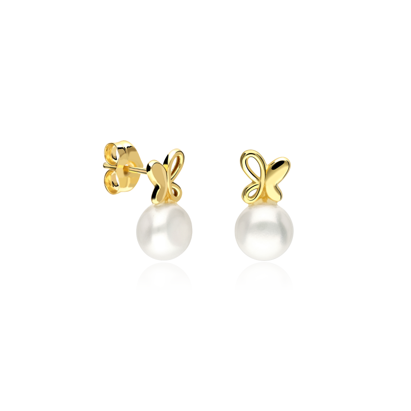 Pendientes Oro 18k y Perlas "Spirit"