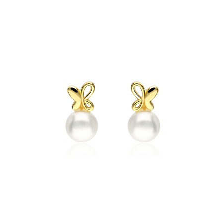 Pendientes Oro 18k y Perlas "Spirit"