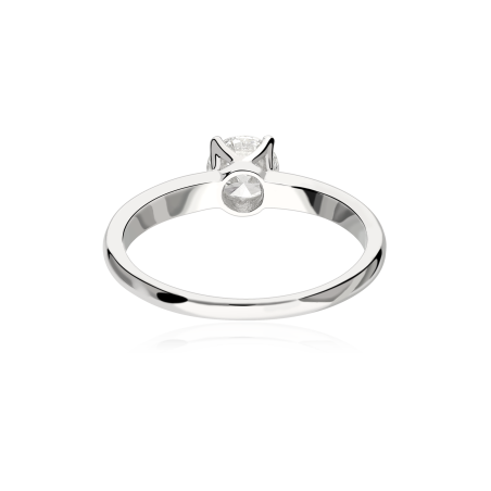 Anillo Oro 18k y diamante VS2 0.51cts "Roma" - Joyerías Sánchez