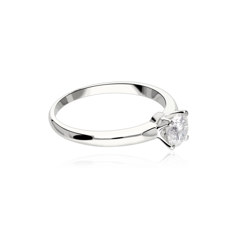 Anillo Oro 18k y diamante VS2 0.51cts "Roma" - Joyerías Sánchez